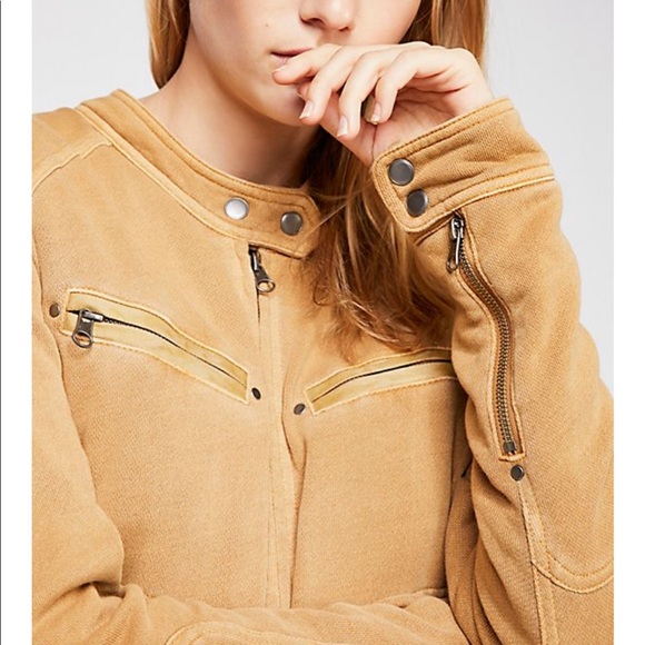 NEW Free People springtime knit bomber jacket - Picture 6 of 11